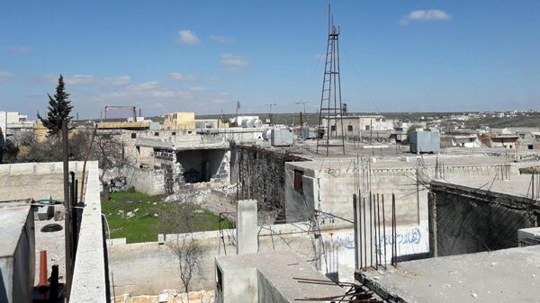 Подразделения сирийской арабской армии в освобожденном от террористов городе Хазарен в южной части провинции Идлиб Подразделения сирийской арабской армии в освобожденном от террористов городе Хазарен в южной части провинции Идлиб