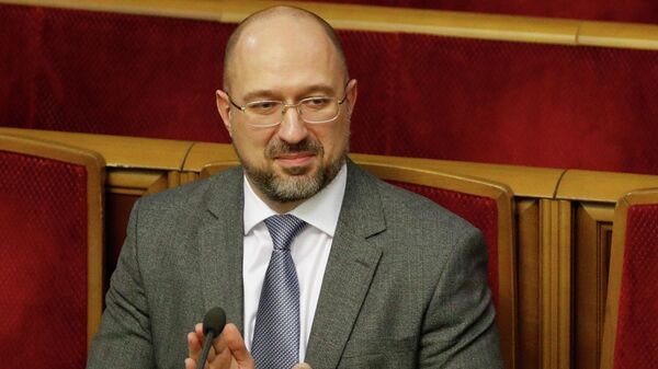 Денис Шмыгаль на внеочередном заседании Верховной рады Украины в Киеве Денис Шмыгаль на внеочередном заседании Верховной рады Украины в Киеве