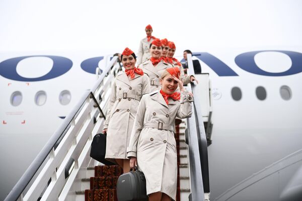 Презентация первого Airbus А350-900 авиакомпании Аэрофлот Презентация первого Airbus А350-900 авиакомпании Аэрофлот
