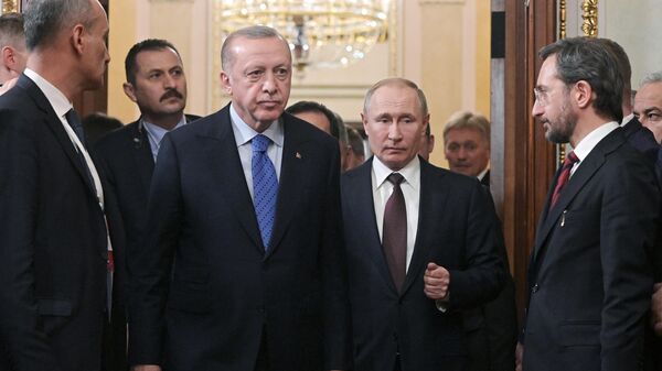 Президент РФ Владимир Путин и президент Турции Реджеп Тайип Эрдоган Президент РФ Владимир Путин и президент Турции Реджеп Тайип Эрдоган