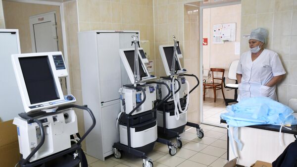 Аппараты искусственной вентиляции легких в специализированной клинической инфекционной больнице в Краснодаре