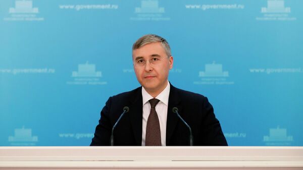 Министр науки и высшего образования РФ Валерий Фальков во время брифинга в Доме правительства РФ Министр науки и высшего образования РФ Валерий Фальков во время брифинга в Доме правительства РФ