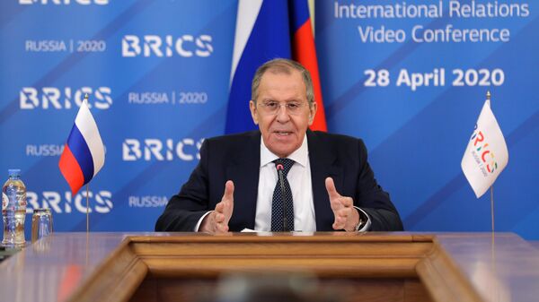 Министр иностранных дел РФ Сергей Лавров принимает участие в онлайн-встрече глав МИД стран БРИКС Министр иностранных дел РФ Сергей Лавров принимает участие в онлайн-встрече глав МИД стран БРИКС