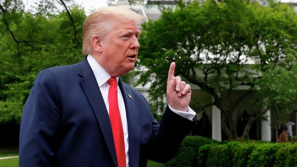 Президент США Дональд Трамп беседует со СМИ на южной лужайке Белого дома в Вашингтоне Президент США Дональд Трамп беседует со СМИ на южной лужайке Белого дома в Вашингтоне