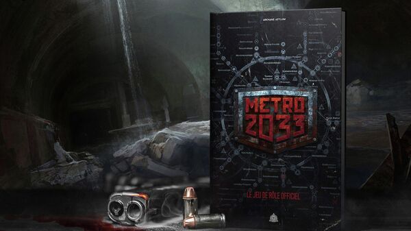 Исключительная обложка базовой книги официальной ролевой игры Metro 2033, опубликованная Arkhane Asylum Publishing