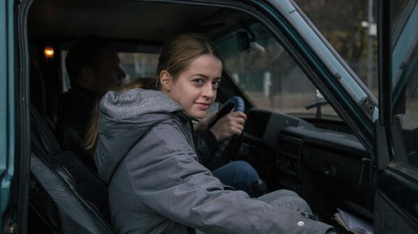 На съемках сериала Надежда На съемках сериала Надежда