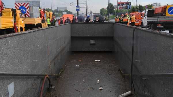 Власти Москвы назвали причину подтоплений в городе