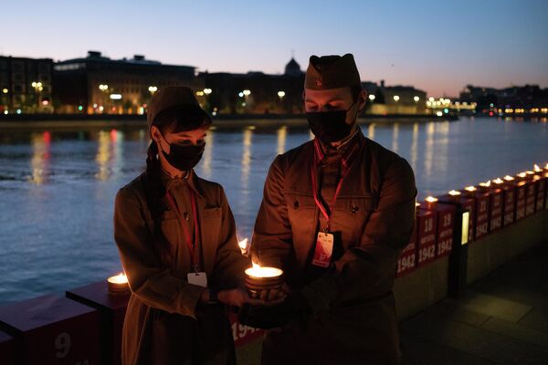 Акция Линия памяти в Москве Акция Линия памяти в Москве