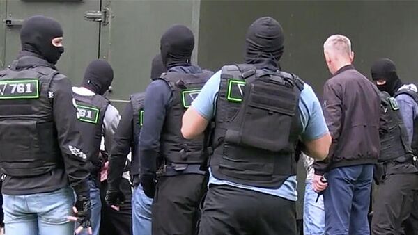 Кадр оперативного видео задержания россиян в Белоруссии Кадр оперативного видео задержания россиян в Белоруссии