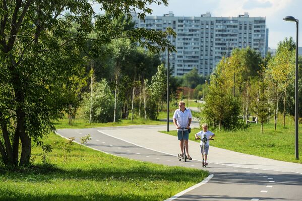 Парк Братеевская пойма в Москве Парк Братеевская пойма в Москве
