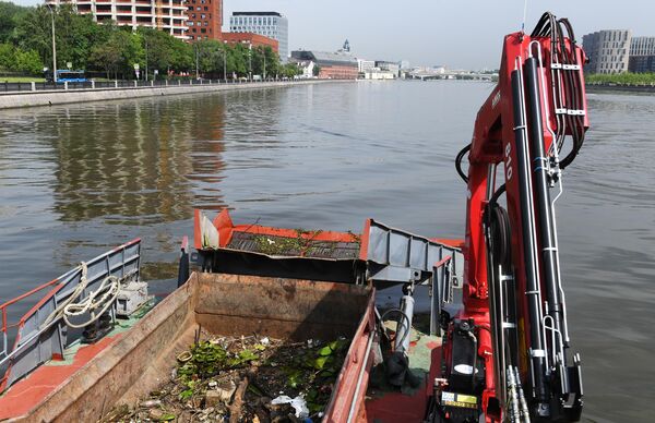 Работа технического флота Мосводостока Работа технического флота Мосводостока