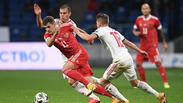 Футболисты сборной России сыграли вничью с командой Венгрии в Лиге наций
