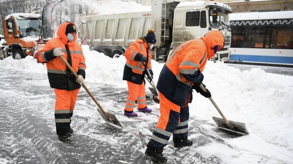 Снегопад в Москве Снегопад в Москве