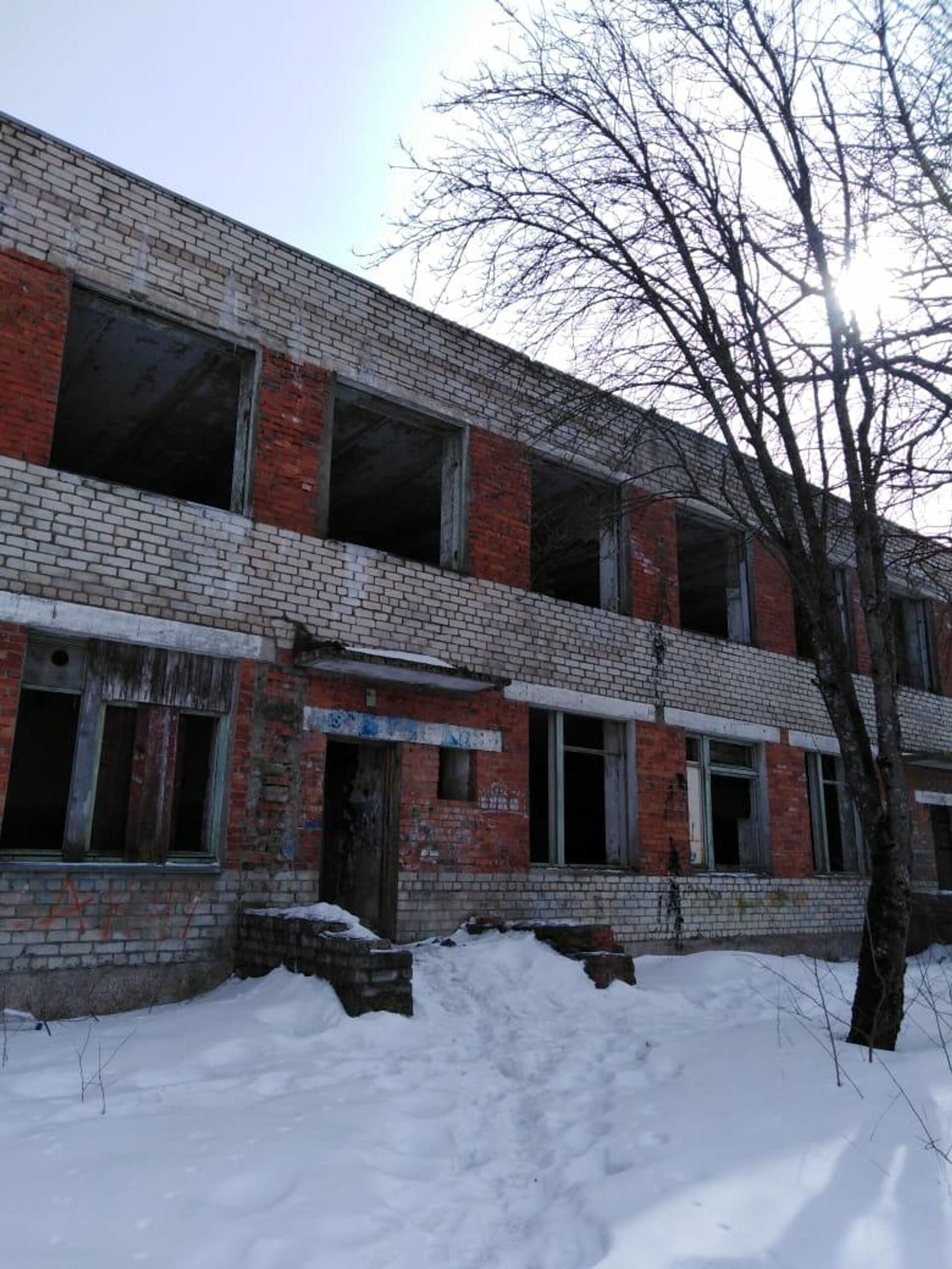 Двухэтажный детсад не могут продать даже на стройматериалы Двухэтажный детсад не могут продать даже на стройматериалы - РИА Новости, 1920, 11.03.2021