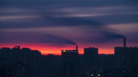 Закат в Москве Закат в Москве