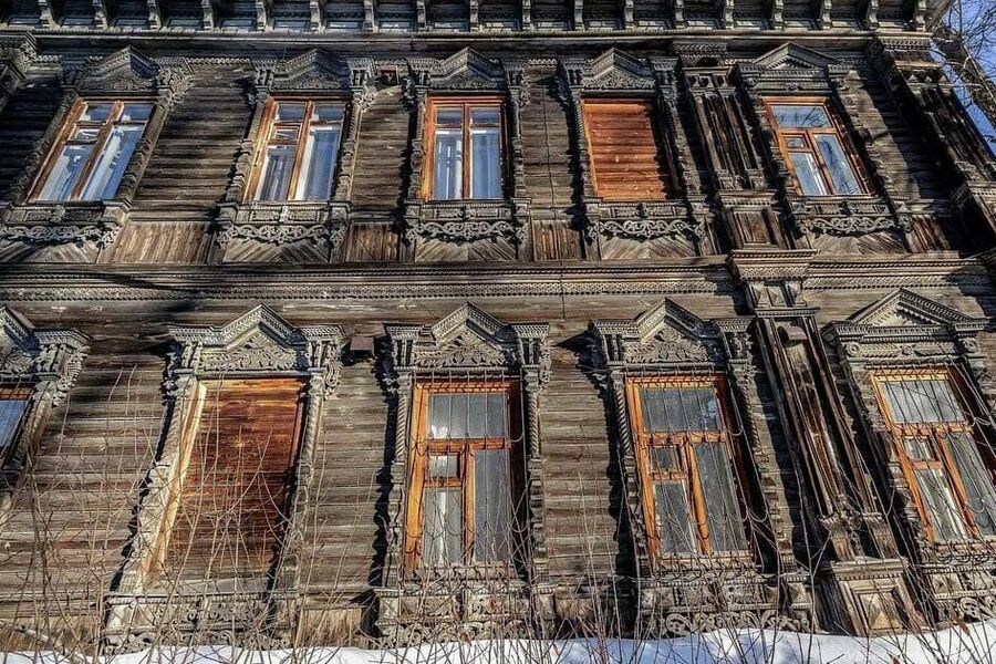 Дом в Нижнем Новгороде, законсервированный волонтерами Дом в Нижнем Новгороде, законсервированный волонтерами