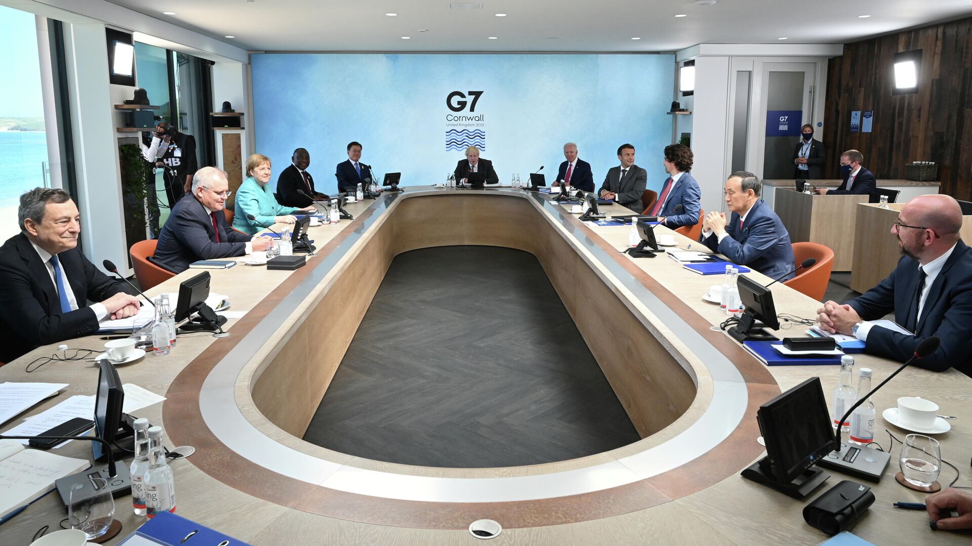 Саммит G7 в Великобритании Саммит G7 в Великобритании - РИА Новости, 1920, 13.06.2021
