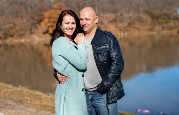 Сергей Дегтярев с женой 