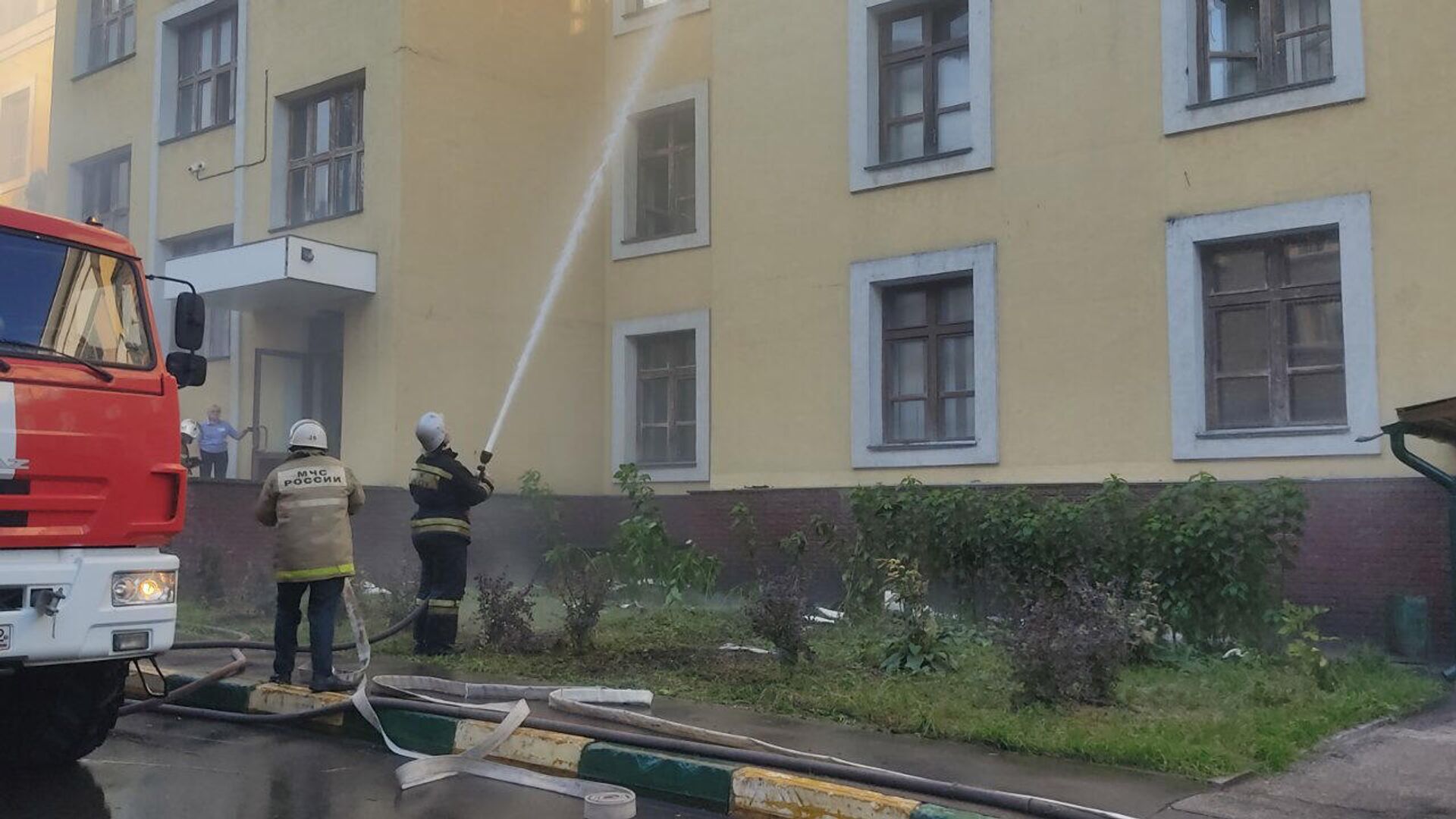 Открытое горение в общежитии нижегородского медуниверситета ликвидировали