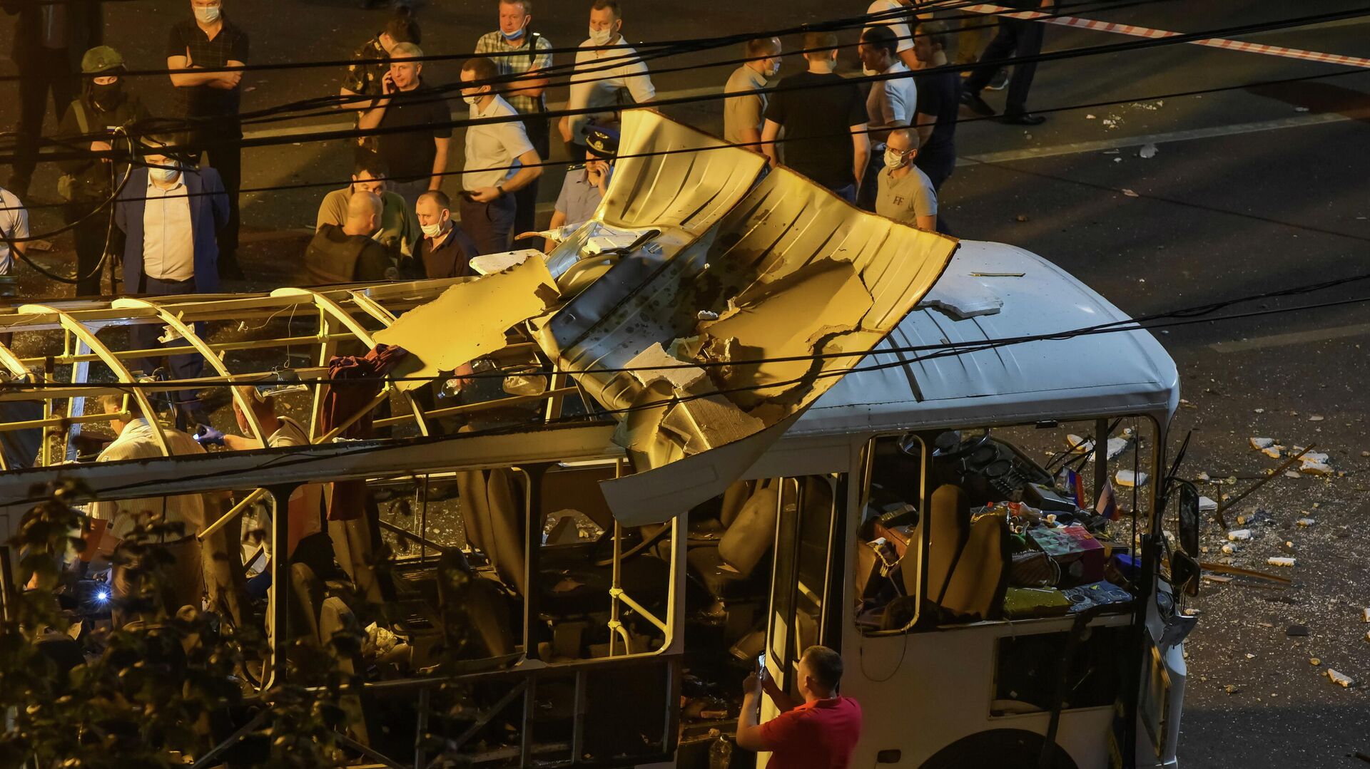 Число пострадавших при взрыве автобуса в Воронеже выросло до 26
