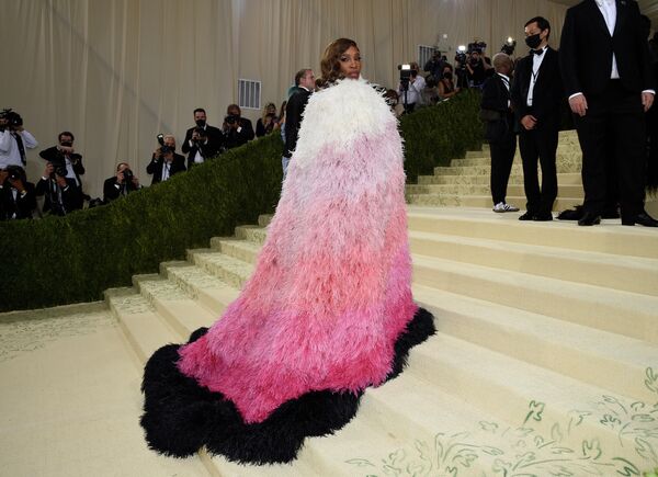 Серена Уильямс на балу Института костюма Met Gala в Нью-Йорке Серена Уильямс на балу Института костюма Met Gala в Нью-Йорке