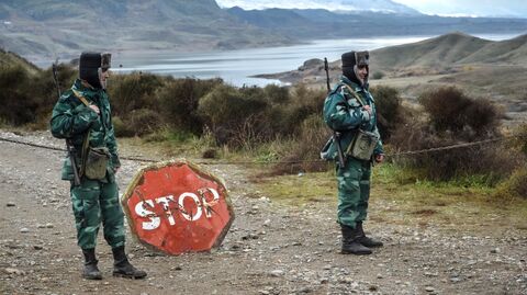 Военнослужащие пограничных войск Азербайджана Военнослужащие пограничных войск Азербайджана