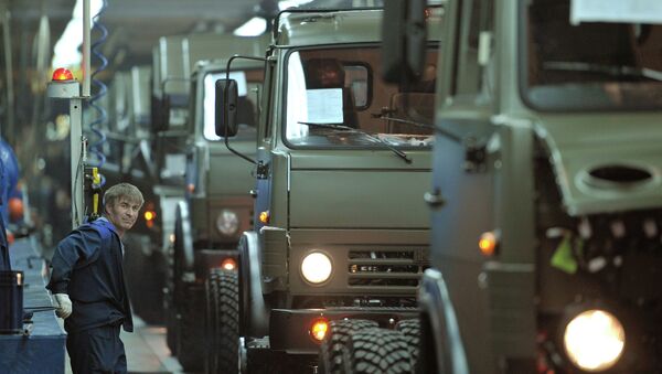 Автомобильный завод ОАО КАМАЗ. Архивное фото Автомобильный завод ОАО КАМАЗ. Архивное фото
