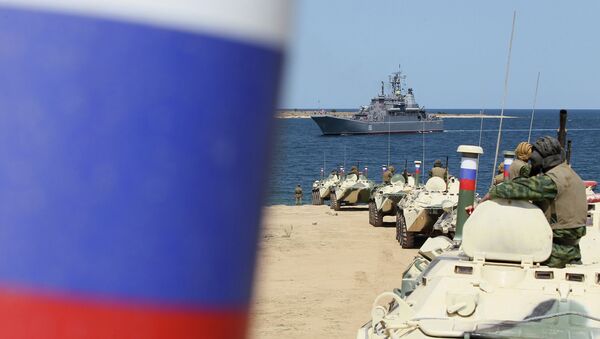 Черноморский флот РФ в бухте Севастополя. Архивное фото Черноморский флот РФ в бухте Севастополя. Архивное фото