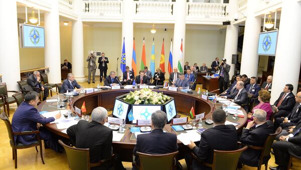 Заседание Совета Парламентской Ассамблеи ОДКБ. Архивное фото. Заседание Совета Парламентской Ассамблеи ОДКБ. Архивное фото.