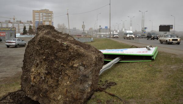 Последствия урагана в Омске Последствия урагана в Омске