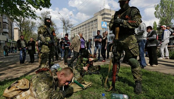 Ситуация в Краматорске. Архивное фото Ситуация в Краматорске. Архивное фото