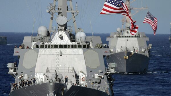 Ракетные эсминцы ВМС США в Тихом океане Ракетные эсминцы ВМС США в Тихом океане