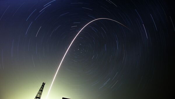 Старт ракетоностьеля с космодрома Байконур, архивное фото Старт ракетоностьеля с космодрома Байконур, архивное фото
