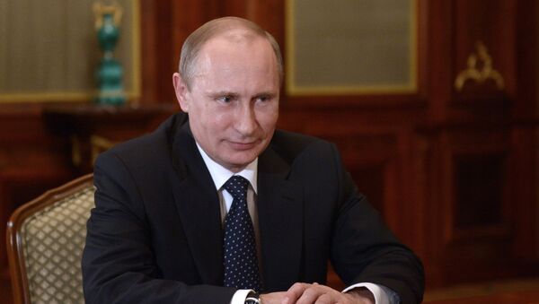 Президент России Владимир Путин. Архивное фото Президент России Владимир Путин. Архивное фото