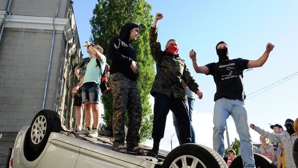 Беспорядки у посольства Российской Федерации в Киеве Беспорядки у посольства Российской Федерации в Киеве