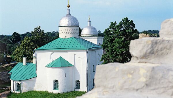 Никольский собор в Музее-заповеднике Изборск Никольский собор в Музее-заповеднике Изборск