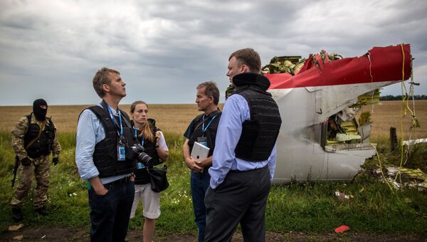 Поисковые работы на месте крушения малайзийского лайнера Boeing 777 в районе Шахтерска Поисковые работы на месте крушения малайзийского лайнера Boeing 777 в районе Шахтерска