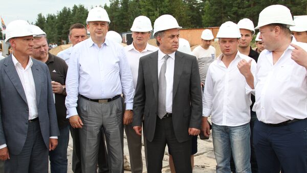 Министр спорта Виталий Мутко и губернатор Ленинградской области Александр Дрозденко Министр спорта Виталий Мутко и губернатор Ленинградской области Александр Дрозденко