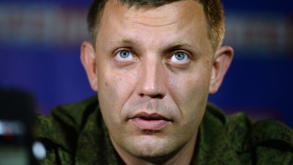 Премьер-министр Донецкой народной республики Александр Захарченко. Архивное фото Премьер-министр Донецкой народной республики Александр Захарченко. Архивное фото