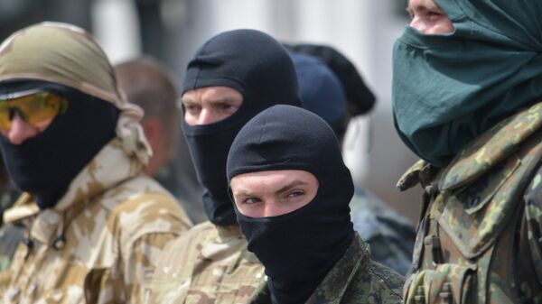 Бойцы батальона Донбасс, Украина Бойцы батальона Донбасс, Украина