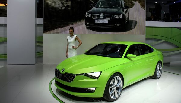 Автомобиль Skoda. Архивное фото Автомобиль Skoda. Архивное фото
