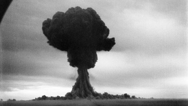 Испытания первой советской атомной бомбы 29 августа 1949 Испытания первой советской атомной бомбы 29 августа 1949
