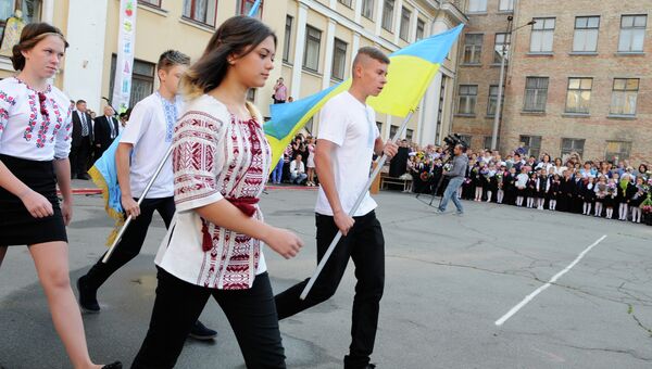 Начало учебного года в школах Украины. Архивное фото Начало учебного года в школах Украины. Архивное фото