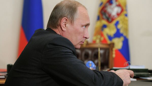 Президент России Владимир Путин. Архивное фото Президент России Владимир Путин. Архивное фото
