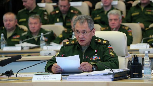 Министр обороны РФ Сергей Шойгу, архивное фото Министр обороны РФ Сергей Шойгу, архивное фото
