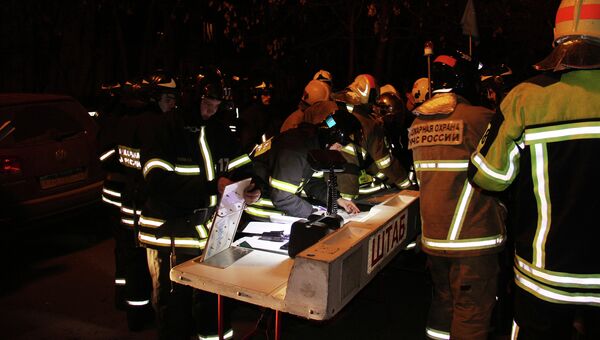 Ликвидация возгорания в жилых домах Москвы, произошедшего из-за скачка давления газа Ликвидация возгорания в жилых домах Москвы, произошедшего из-за скачка давления газа
