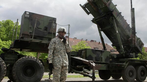 Армейский зенитно-ракетный комплекс Patriot вооруженных сил США. Архивное фото Армейский зенитно-ракетный комплекс Patriot вооруженных сил США. Архивное фото