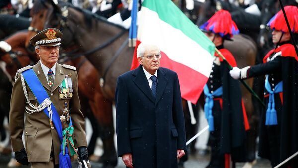 Избранный президент Италии Серджо Маттарелла вступил в должность. Рим, 3 февраля 2015 Избранный президент Италии Серджо Маттарелла вступил в должность. Рим, 3 февраля 2015