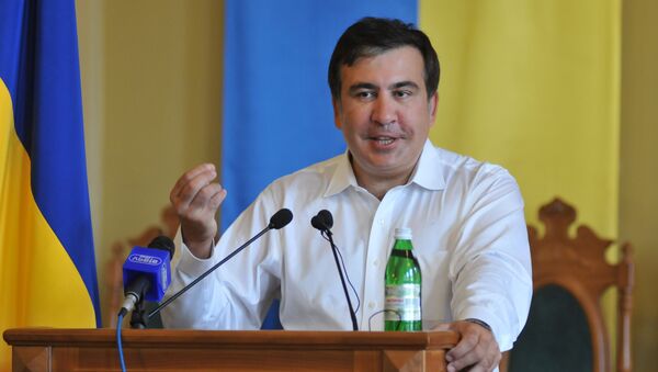 Бывший президент Грузии Михаил Саакашвили. Архивное фото Бывший президент Грузии Михаил Саакашвили. Архивное фото