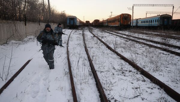 Ополченцы Луганской народной республики (ЛНР) в Чернухино. Архивное фото Ополченцы Луганской народной республики (ЛНР) в Чернухино. Архивное фото